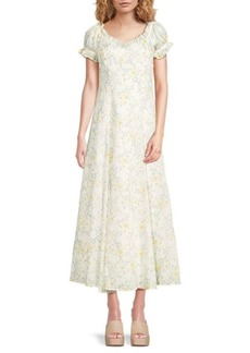 Ralph Lauren: Polo Floral A-Line Maxi Dress