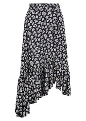 Ralph Lauren: Polo Floral Asymmetric Flounce Maxi Skirt