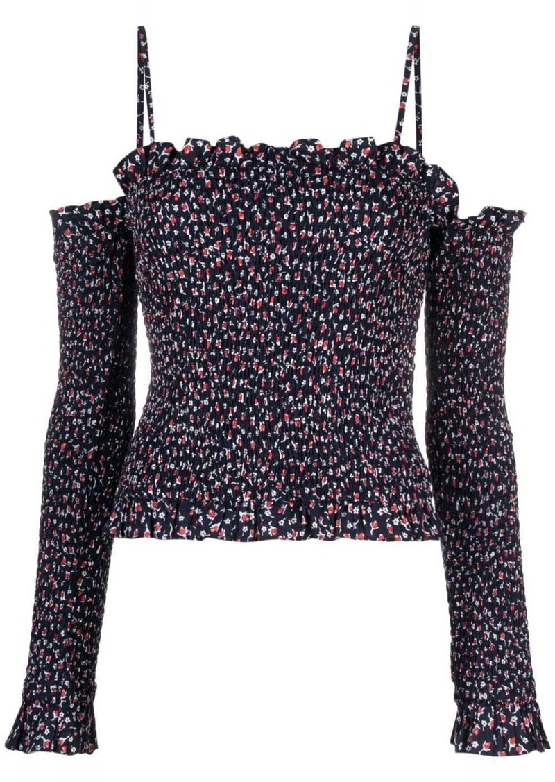 Ralph Lauren: Polo floral-print off-shoulder top