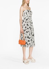 Ralph Lauren: Polo floral-print strapless linen dress