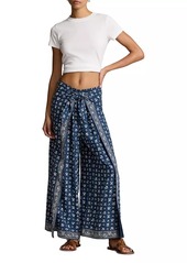 Ralph Lauren: Polo Floral Twill Wide-Leg Pants