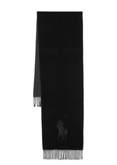 Ralph Lauren: Polo frayed-edge Polo Pony scarf