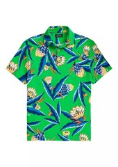 Ralph Lauren Polo French Terry Floral Polo Shirt