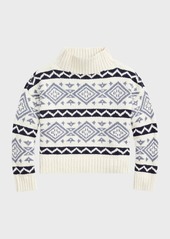 Ralph Lauren: Polo Geo-Motif Wool-Blend Sweater