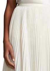 Ralph Lauren: Polo Georgette Pleated Midi-Skirt