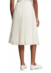 Ralph Lauren: Polo Georgette Pleated Midi-Skirt