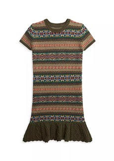 Ralph Lauren: Polo Girl's Fair Isle Sweater Dress