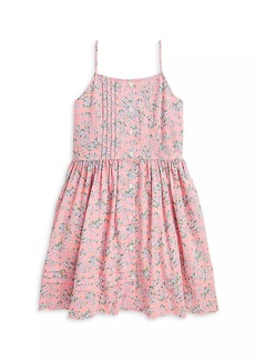 Ralph Lauren: Polo Girl's Polo Country Girl's Floral Linen & Cotton-Blend A-Line Dress