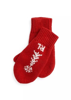 Ralph Lauren: Polo Girl's Reindeer Wool-Blend Gloves