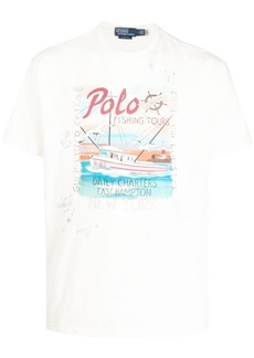 Ralph Lauren Polo graphic-print cotton T-shirt
