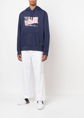 Ralph Lauren Polo graphic-print drawstring hoodie