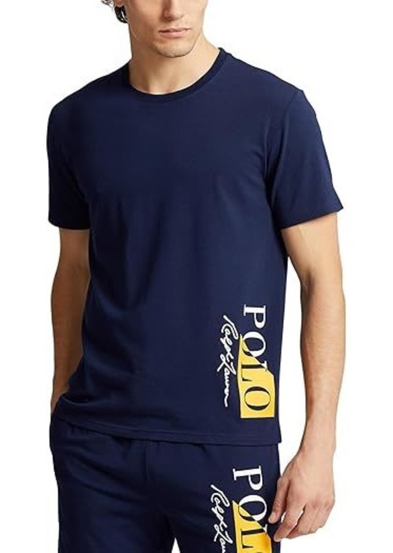 Ralph Lauren Polo Hanging Logo Short Sleeve Crew