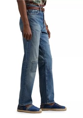 Ralph Lauren Polo Heritage Straight Distressed Jeans