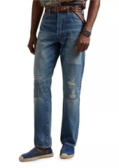 Ralph Lauren Polo Heritage Straight Distressed Jeans