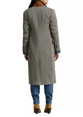 Ralph Lauren: Polo Herringbone Wool-Blend Single-Breasted Coat