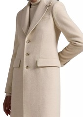 Ralph Lauren: Polo Herringbone Wool-Blend Single-Breasted Coat