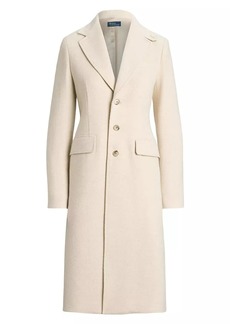 Ralph Lauren: Polo Herringbone Wool-Blend Single-Breasted Coat