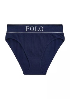 Ralph Lauren: Polo High-Rise Logo Bikini Briefs