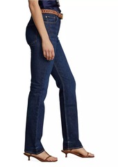 Ralph Lauren: Polo High-Rise Stretch Straight-Leg Jeans