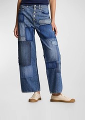 Ralph Lauren: Polo High-Rise Wide-Leg Cropped Jeans