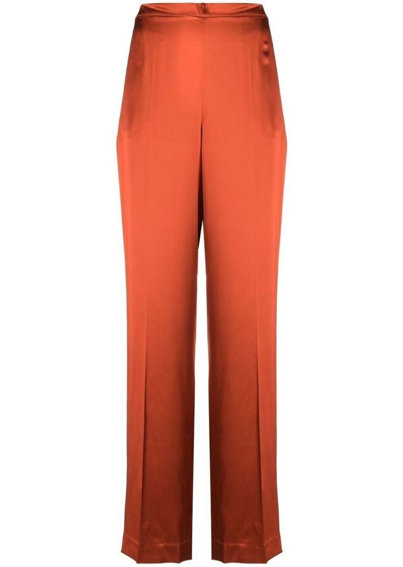 Ralph Lauren: Polo high-waisted silk trousers