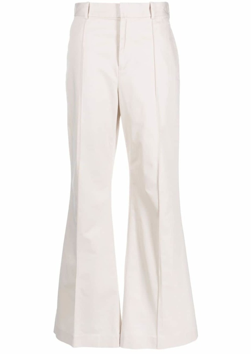 Ralph Lauren: Polo high-waisted stretch-cotton flared trousers