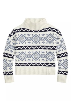 Ralph Lauren: Polo Intarsia Wool-Blend Sweater
