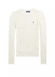 Ralph Lauren: Polo Julianna Cable-Knit Pima Cotton Sweater