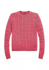 Ralph Lauren: Polo Julianna Cotton Cable-Knit Sweater