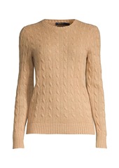 Ralph Lauren: Polo Julianna Slim-Fit Cashmere & Wool Cable Knit Sweater
