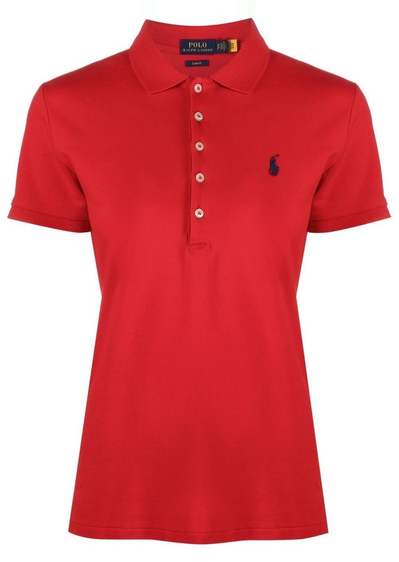 Ralph Lauren: Polo Julie logo-embroidered polo shirt