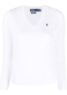 Ralph Lauren: Polo Kimberly Polo Pony cable-knit jumper