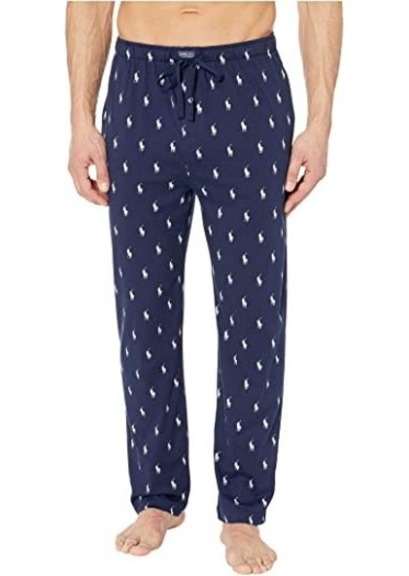 Ralph Lauren Polo Knit Jersey Covered Waistband PJ Pants