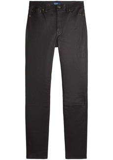 Ralph Lauren: Polo lambskin straight-leg trousers