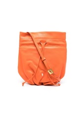 Ralph Lauren: Polo leather drawstring crossbody bag