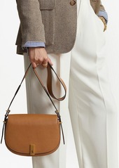 Ralph Lauren: Polo leather saddle crossbody bag