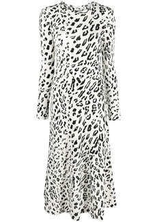 Ralph Lauren: Polo leopard-print midi dress