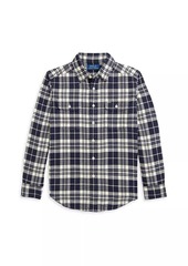 Ralph Lauren: Polo Liitle Boy's & Boy's Plaid Work Shirt