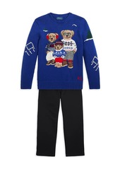 Ralph Lauren: Polo Liitle Boy's & Boy's Polo Bear Family Sweater