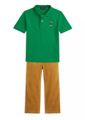 Ralph Lauren: Polo Liitle Boy's & Boy's Polo Bear Polo Shirt