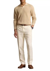 Ralph Lauren Polo Linen Mesh Collared Sweater