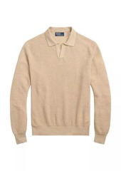 Ralph Lauren Polo Linen Mesh Collared Sweater