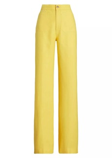 Ralph Lauren: Polo Linen Wide-Leg Flare Pants