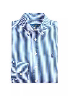 Ralph Lauren: Polo Little Boy's & Boy's Broadcloth Striped Long-Sleeve Shirt