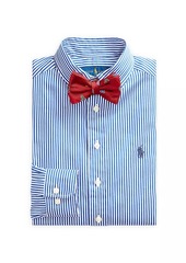 Ralph Lauren: Polo Little Boy's & Boy's Broadcloth Striped Long-Sleeve Shirt