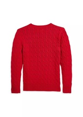 Ralph Lauren: Polo Little Boy's & Boy's Cotton Cable-Knit Sweater