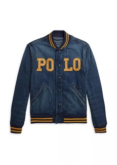 Ralph Lauren: Polo Little Boy's & Boy's Denim Baseball Bomber Jacket