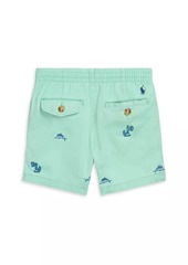 Ralph Lauren: Polo Little Boy's & Boy's Embroidered Twill Shorts