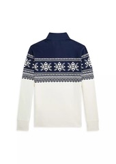 Ralph Lauren: Polo Little Boy's & Boy's Fair Isle Half-Zip Pullover