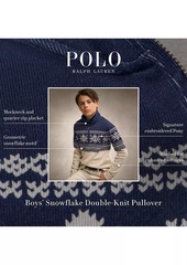 Ralph Lauren: Polo Little Boy's & Boy's Fair Isle Half-Zip Pullover